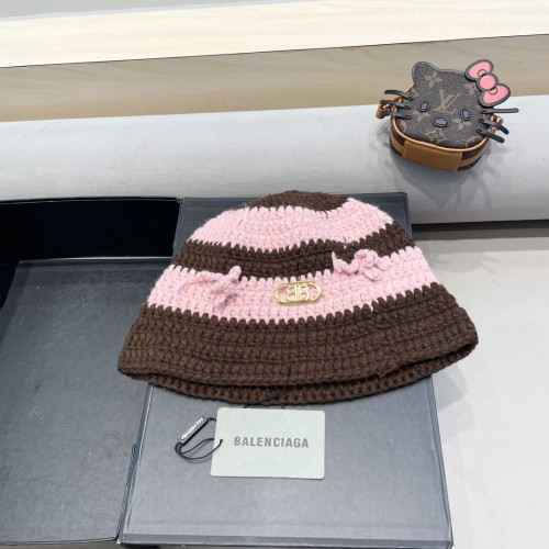Balenciaga Womens Hats Luxury Brand Design Balenciaga Knit Bucket Hat with Original Box Whatsapp 【+1-3239614486】