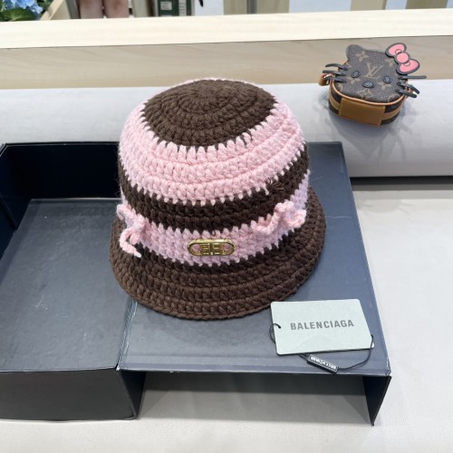 Balenciaga Womens Hats Luxury Brand Design Balenciaga Knit Bucket Hat with Original Box Whatsapp 【+1-3239614486】
