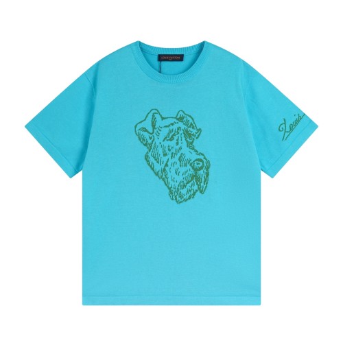 Louis Vuitton Luxury Brand Men Womens Short Sleeve T-Shirt Graphic Short-Sleeved Crewneck Whatsapp 【+1-3239614486】