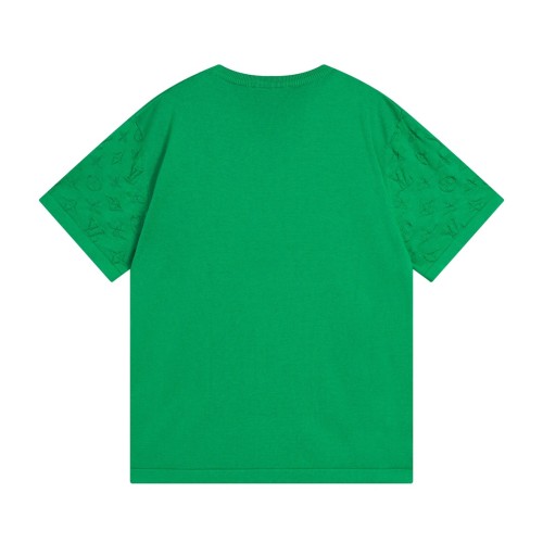 Louis Vuitton Luxury Brand Men Womens Short Sleeve T-Shirt Short-Sleeved Signature Crewneck 1AFIU1 Whatsapp 【+1-3239614486】