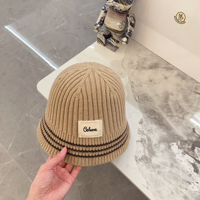 Celine Womens Hats Luxury Brand Design Celine Knit  Bucket Hat with Original Box Whatsapp 【+1-3239614486】