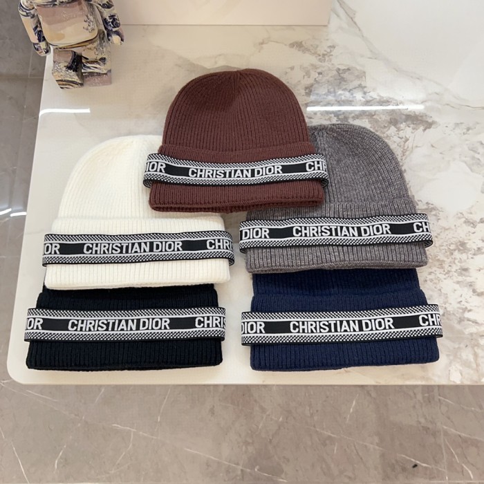 Dior Men Womens Knit Hat Luxury Brand Design Dior Cap with Original Box Whatsapp 【+1-3239614486】