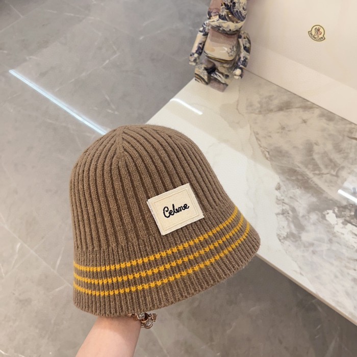 Celine Womens Hats Luxury Brand Design Celine Knit  Bucket Hat with Original Box Whatsapp 【+1-3239614486】