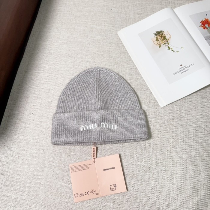 Miumiu Womens Cap Knit Hat Luxury Brand with Original Box Whatsapp 【+1-3239614486】