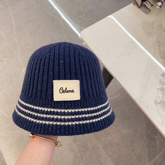 Celine Womens Hats Luxury Brand Design Celine Knit  Bucket Hat with Original Box Whatsapp 【+1-3239614486】
