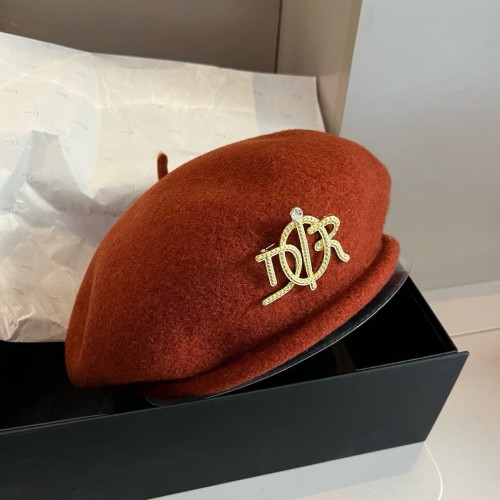 Dior Womens Beret Hat Luxury Brand Design Dior Cap with Original Box Whatsapp 【+1-3239614486】