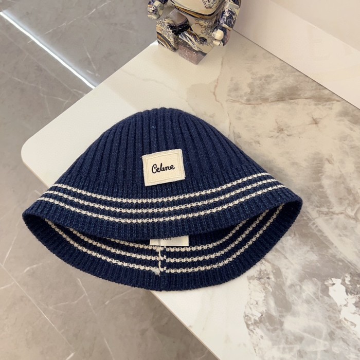 Celine Womens Hats Luxury Brand Design Celine Knit  Bucket Hat with Original Box Whatsapp 【+1-3239614486】