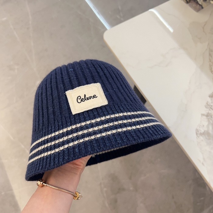 Celine Womens Hats Luxury Brand Design Celine Knit  Bucket Hat with Original Box Whatsapp 【+1-3239614486】
