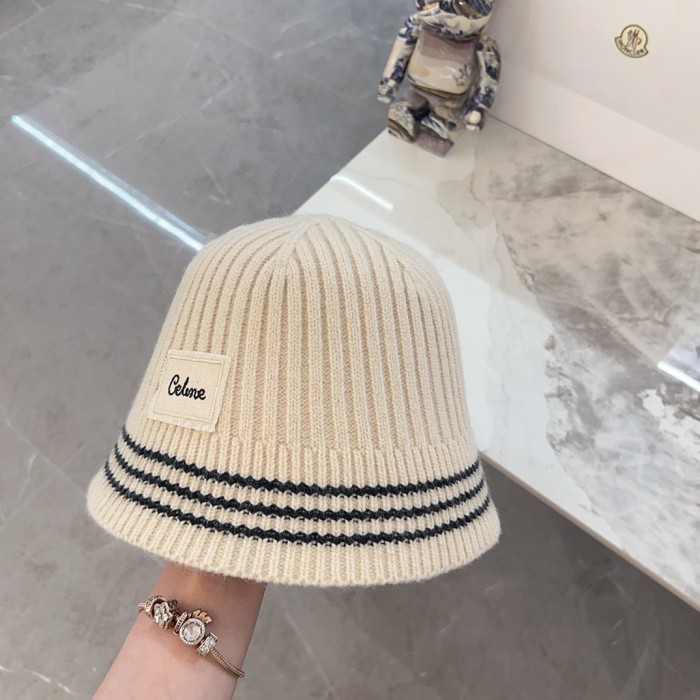 Celine Womens Hats Luxury Brand Design Celine Knit  Bucket Hat with Original Box Whatsapp 【+1-3239614486】