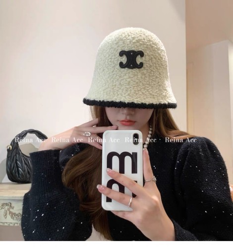 Celine Womens Hats Luxury Brand Design Celine Knit  Bucket Hat with Original Box Whatsapp 【+1-3239614486】