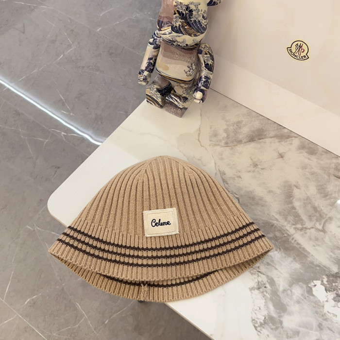 Celine Womens Hats Luxury Brand Design Celine Knit  Bucket Hat with Original Box Whatsapp 【+1-3239614486】