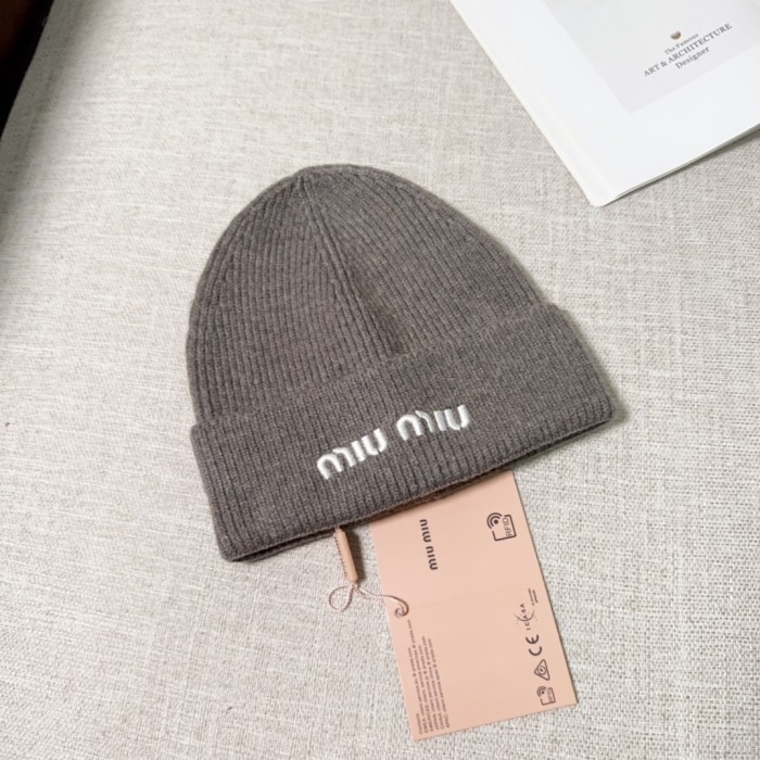 Miumiu Womens Cap Knit Hat Luxury Brand with Original Box Whatsapp 【+1-3239614486】