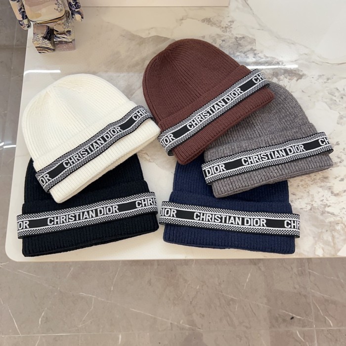 Dior Men Womens Knit Hat Luxury Brand Design Dior Cap with Original Box Whatsapp 【+1-3239614486】