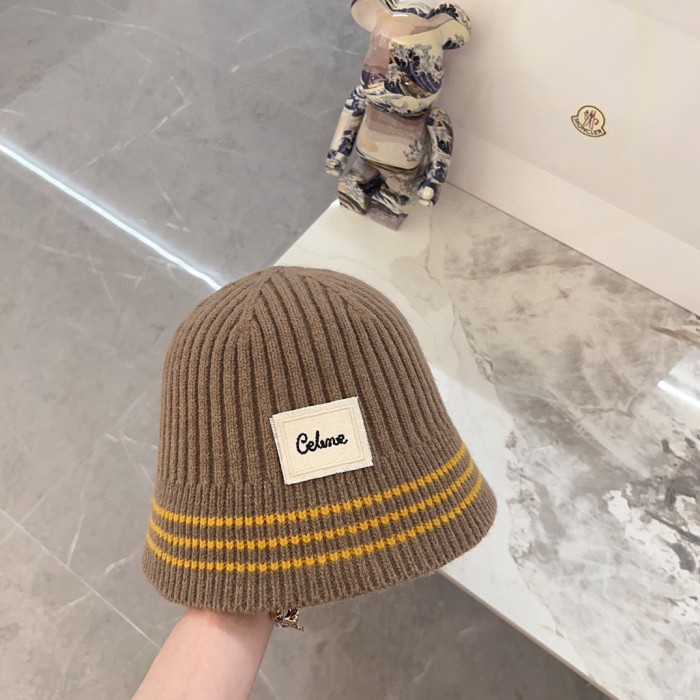 Celine Womens Hats Luxury Brand Design Celine Knit  Bucket Hat with Original Box Whatsapp 【+1-3239614486】
