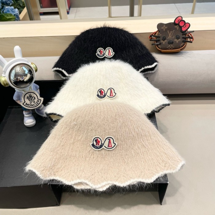 Moncler Womens Hats Luxury Brand Design Moncler Bucket Hat with Original Box Whatsapp【+1-3239614486】