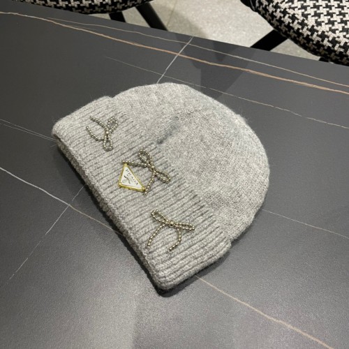 Prada Womens Hats Luxury Brand Design Prada Knit Hat with Original Box Whatsapp【+1-3239614486】
