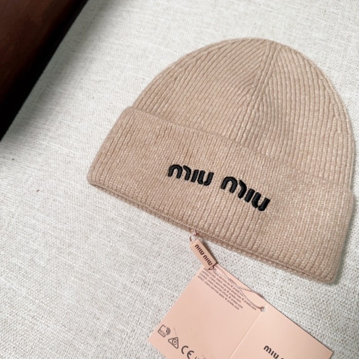 Miumiu Womens Cap Knit Hat Luxury Brand with Original Box Whatsapp 【+1-3239614486】