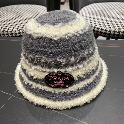 Prada Womens Hats Luxury Brand Design Prada Bucket Hat with Original Box Whatsapp【+1-3239614486】