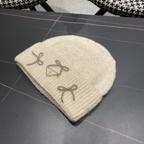 Prada Womens Hats Luxury Brand Design Prada Knit Hat with Original Box Whatsapp【+1-3239614486】