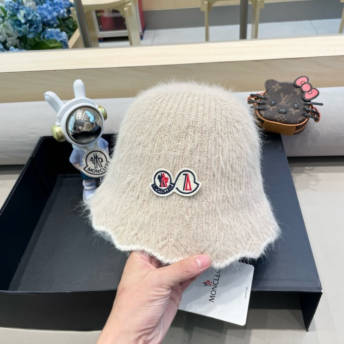 Moncler Womens Hats Luxury Brand Design Moncler Bucket Hat with Original Box Whatsapp【+1-3239614486】