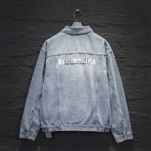 Balenciaga Men Womens Jacket Denim Coat Luxury Brand Mens Jackets Top Quality Whatsapp【+1-3239614486】