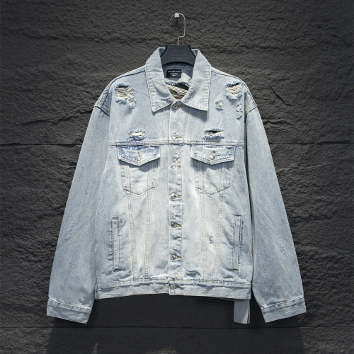 Balenciaga Men Womens Jacket Denim Coat Luxury Brand Mens Jackets Top Quality Whatsapp【+1-3239614486】