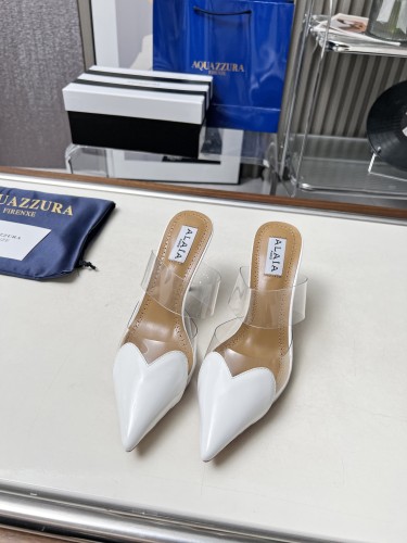 Alaia Women Fashion Shoes Pumps Luxury Brand Genuine Leather Sole with Original Box 9cm Heel Whatsapp【+1-3239614486】
