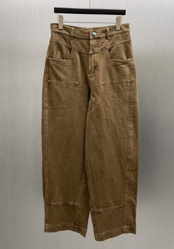 Louis Vuitton Luxury Brand Women Mens Pant Jeans Damier Workwear Denim Pants 1AFX42 Whatsapp 【+1-3239614486】