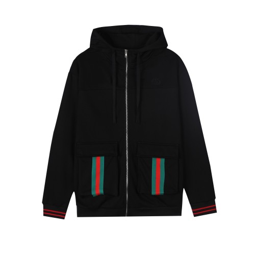Gucci Womens Mens Zip Hoodie Coat Luxury Brand Mens Sweatshirt Winter Fashion Whatsapp【+1-3239614486】