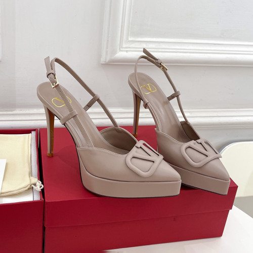 Valentino Garavani Women Fashion Shoes Pumps Luxury Brand Vlogo Signature Calfskin with Original Box 11cm Heel Whatsapp【+1-3239614486】