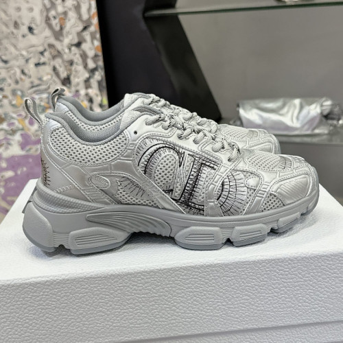Dior Womens Shoes Sneakers Casual Luxury Brand Dior Chrono Sneaker Mesh with Leather-Effect Panels with Original Box KCK414TXX_S15U whatsapp【+1-3239614486】