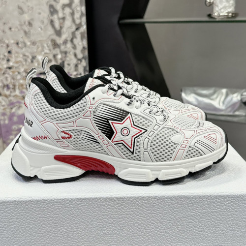 Dior Womens Shoes Sneakers Casual Luxury Brand Dior Chrono Sneaker Mesh with Leather-Effect Panels with Original Box KCK414TXX_S15U whatsapp【+1-3239614486】