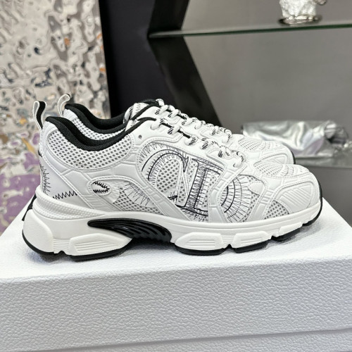 Dior Womens Shoes Sneakers Casual Luxury Brand Dior Chrono Sneaker Mesh with Leather-Effect Panels with Original Box KCK414TXX_S15U whatsapp【+1-3239614486】
