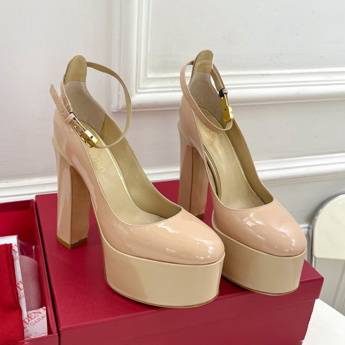 Valentino Garavani Women Fashion Shoes Pumps Luxury Brand Vlogo Signature Calfskin with Original Box 15cm Heel Whatsapp【+1-3239614486】