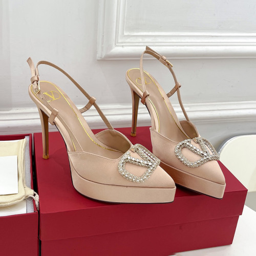 Valentino Garavani Women Fashion Shoes Pumps Luxury Brand Vlogo Signature Calfskin with Original Box 11cm Heel Whatsapp【+1-3239614486】