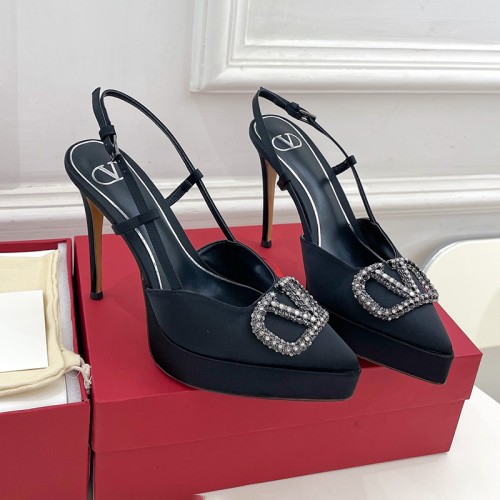 Valentino Garavani Women Fashion Shoes Pumps Luxury Brand Vlogo Signature Calfskin with Original Box 11cm Heel Whatsapp【+1-3239614486】