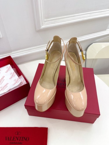 Valentino Garavani Women Fashion Shoes Pumps Luxury Brand Vlogo Signature Calfskin with Original Box 15cm Heel Whatsapp【+1-3239614486】