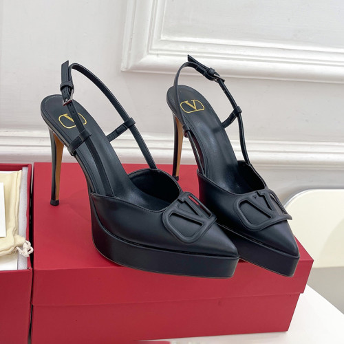 Valentino Garavani Women Fashion Shoes Pumps Luxury Brand Vlogo Signature Calfskin with Original Box 11cm Heel Whatsapp【+1-3239614486】
