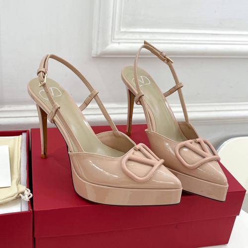 Valentino Garavani Women Fashion Shoes Pumps Luxury Brand Vlogo Signature Calfskin with Original Box 11cm Heel Whatsapp【+1-3239614486】