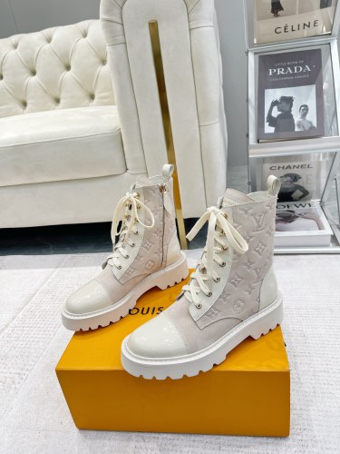 Louis Vuitton Womens Shoes Fashion Boots Luxury Brand LV Ankle Boot with Original Box whatsapp【+1-3239614486】