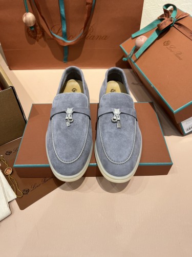 Loro Piana Womens Shoes Loafers Casual Design Luxury Brand Fashion Shoes for Women with Original Box Whatsapp【+1-3239614486】