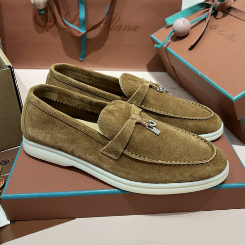 Loro Piana Womens Shoes Loafers Casual Design Luxury Brand Fashion Shoes for Women with Original Box Whatsapp【+1-3239614486】