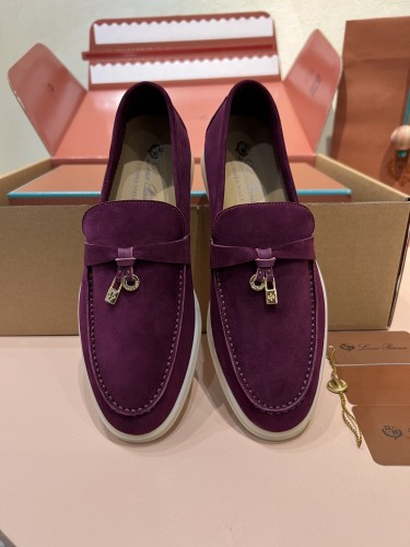 Loro Piana Womens Shoes Loafers Casual Design Luxury Brand Fashion Shoes for Women with Original Box Whatsapp【+1-3239614486】