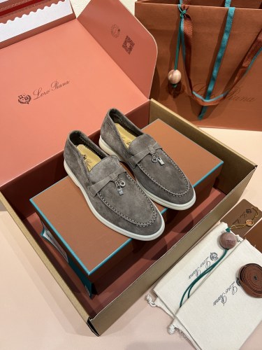 Loro Piana Womens Shoes Loafers Casual Design Luxury Brand Fashion Shoes for Women with Original Box Whatsapp【+1-3239614486】