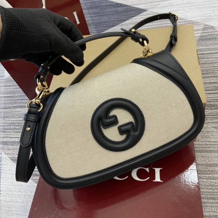 Gucci Womens Bags Shoulder Messenger Bag Luxury Brand GG GUCCI BLONDIE SMALL TOP HANDLE BAG with Original Box 815714 HAAKG 9755