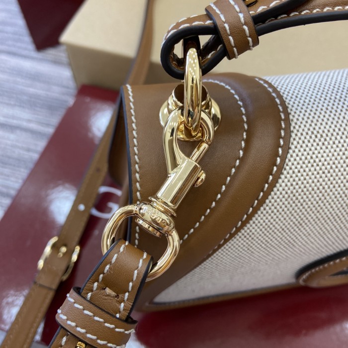 Gucci Womens Bags Shoulder Messenger Bag Luxury Brand GG GUCCI BLONDIE SMALL TOP HANDLE BAG with Original Box 815714 HAAKG 9755