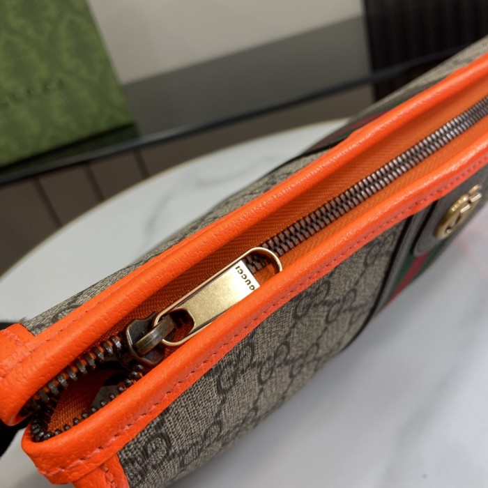 Gucci Womens Mens Unisex Bags Wallets Clutch Luxury Brand GG Supreme Ophidia Toiletry Case with Original Box Whatsapp【+1-3239614486】