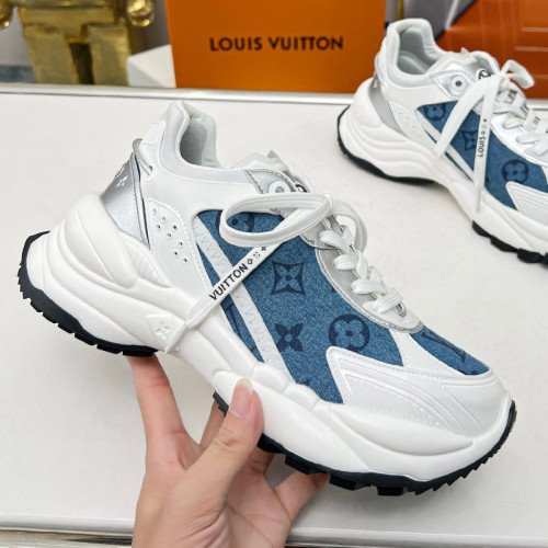Louis Vuitton Womens Shoes Sneakers Lace-Up Luxury Brand Fashion LV Run 55 Sneaker with Original Box 1ACGOQ Whatsapp 【+1-3239614486】