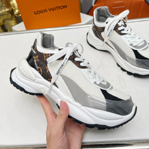 Louis Vuitton Womens Shoes Sneakers Lace-Up Luxury Brand Fashion LV Run 55 Sneaker with Original Box 1ACGOQ Whatsapp 【+1-3239614486】