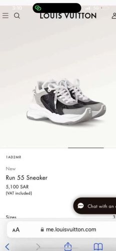 Louis Vuitton Womens Shoes Sneakers Lace-Up Luxury Brand Fashion LV Run 55 Sneaker with Original Box 1ACGOQ Whatsapp 【+1-3239614486】